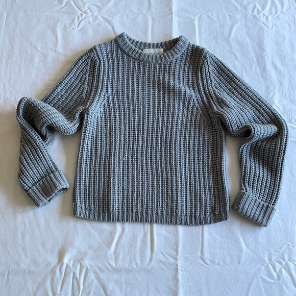 Babaton grey merino wool sweater - Picture 1 of 2